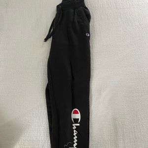 Black Champion Joggers